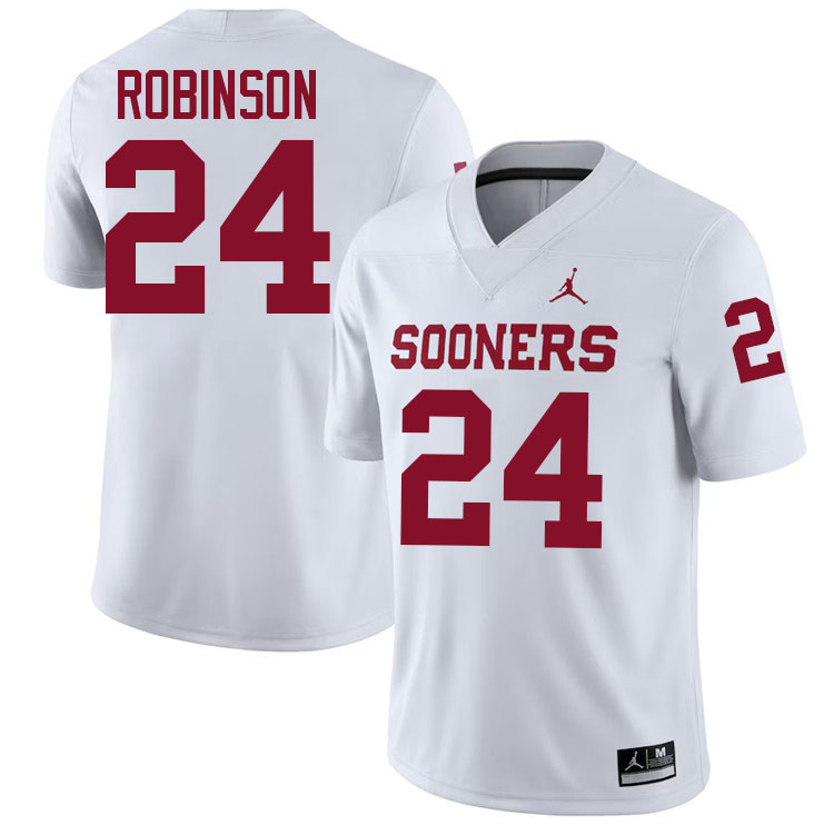 Xavier Robinson Oklahoma Sooners Jersey,Oklahoma Sooners Football Uniforms,Jersey-White